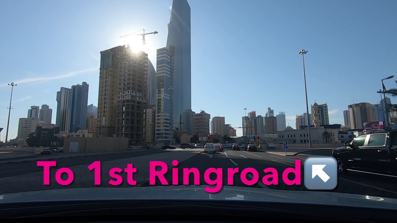 OFW Driving in Kuwait 2021| From Seaside Sharq to Maghreb motorway via Arabian Gulf St & 1st Rroad