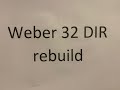 Reconstruction du weber 32 dir