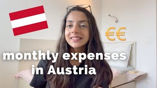 Monthly expenses in Vienna, Austria as a Student/Intern | 2023
