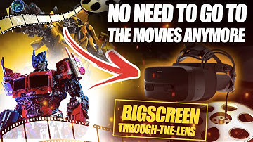NO NEED TO GO TO THE MOVIES ANYMORE - Bigscreen Through-The-Lens of Varjo VR-3