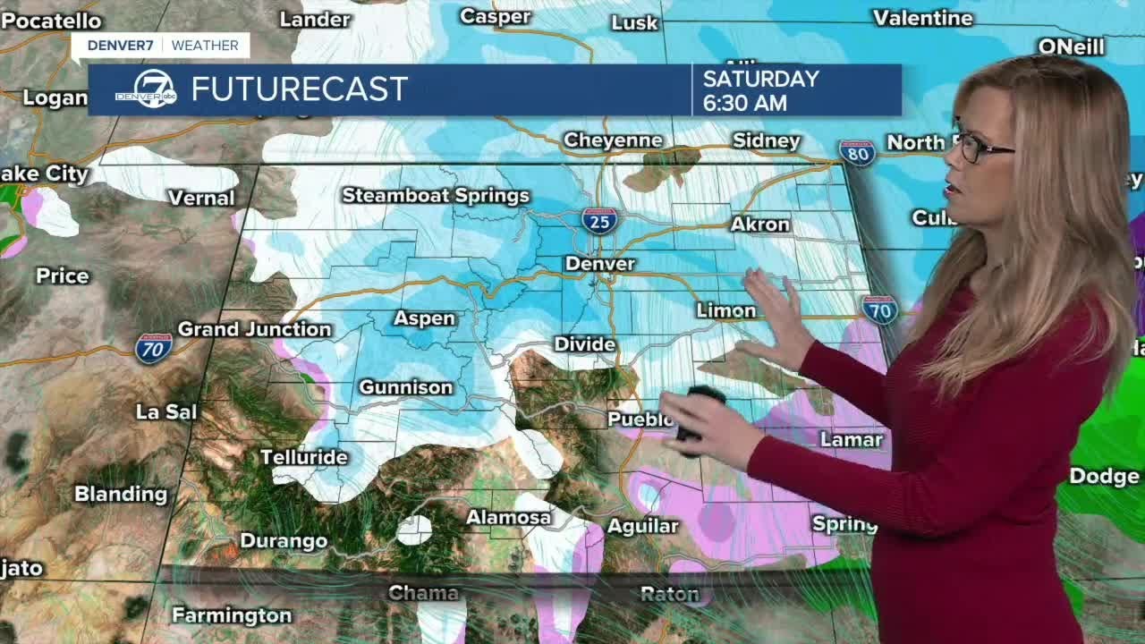 Denver’s first snow of the season likely this weekend. How totals look ...