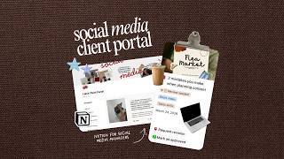 💅🏻 My Exact Framework for Managing Social Media Clients in Notion | Step-by-Step Client Onboarding
