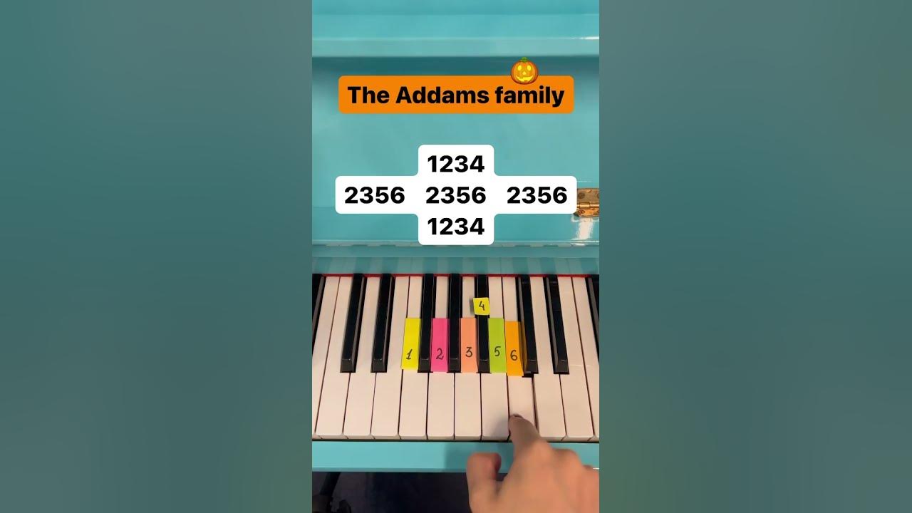 The Addams Family Theme Song (Piano Tutorial) #music #piano
