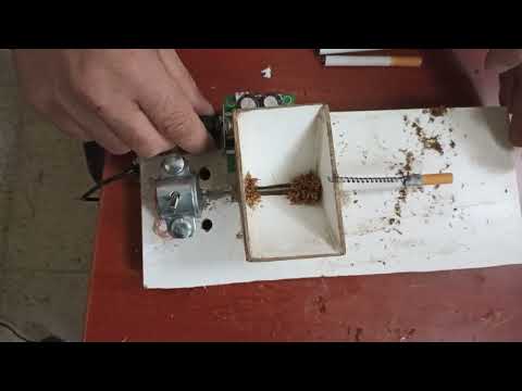 Sigara dolum makinesi el yapımı