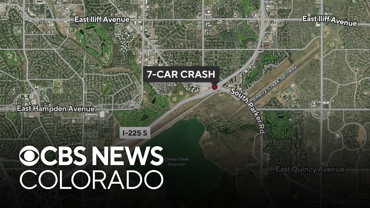 Multiple injured in Aurora seven vehicle crash on I-225, teen