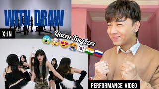 X:IN 엑신 'WITHDRAW' Performance Video | REACTION