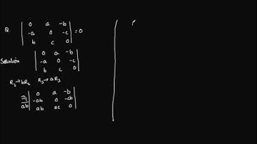 Solution of determinant without expanding / NCERT Ex. 4.2 Question 6