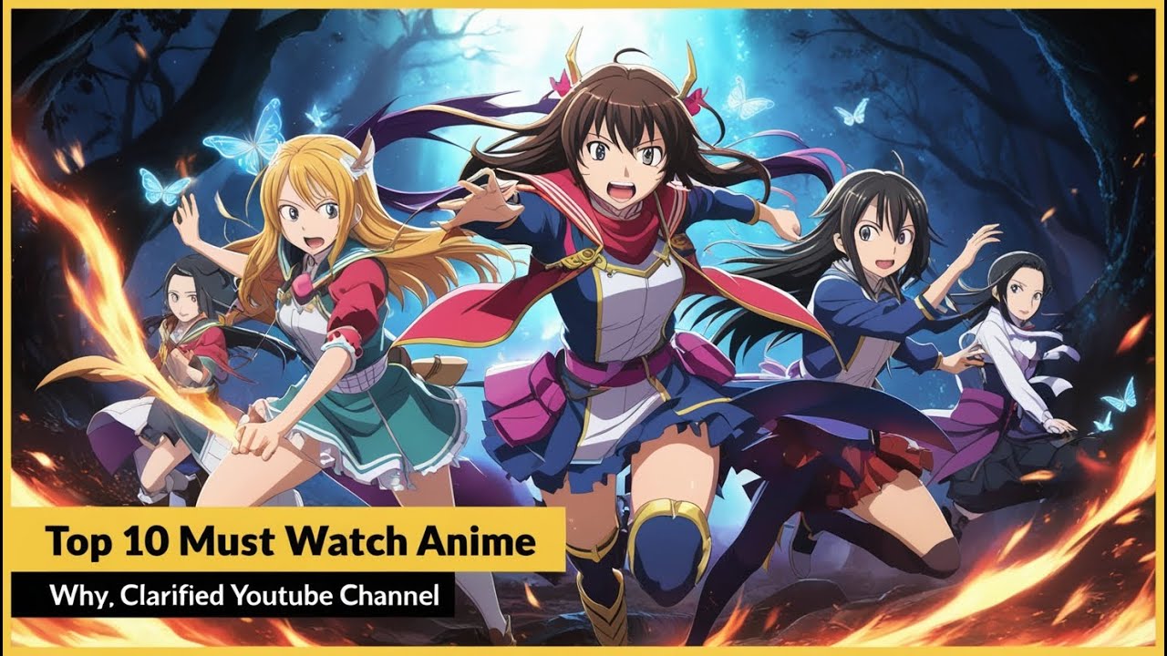 Top 10 must watch anime series - a guide for every anime fan