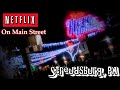 Netflix Decorates Stroudsburg - Take 1 | Check out our little town decorated by Netflix