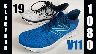 Melancolía Seducir Pepino Brooks Glycerin 19 vs New Balance 1080V11 | Cushioned Daily Trainer Running  Shoe Review - YouTube