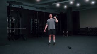 Single Arm Dumbbell Split Jerk - Exercise Demo