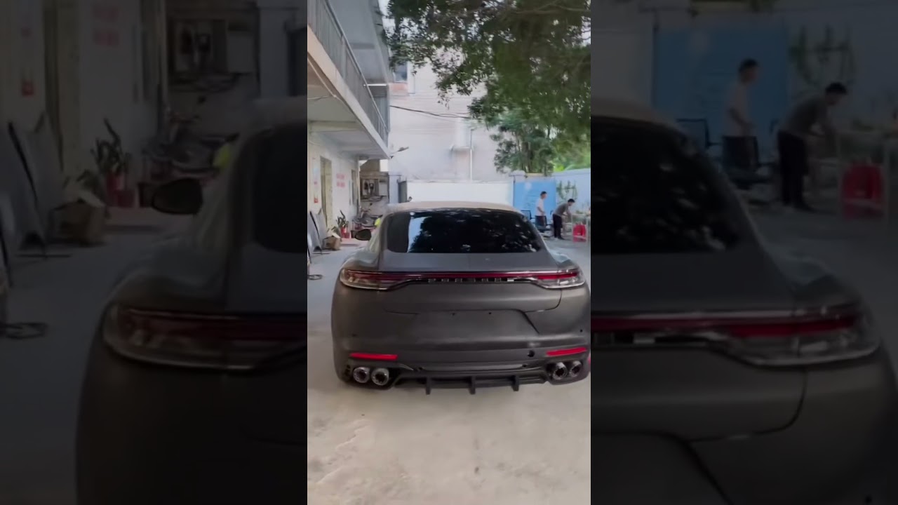 porsche panamera 970 modified 971.2 body kit