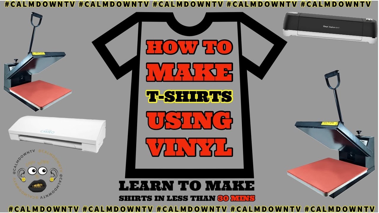 How to make TShirts using Vinyl Cutter and iPad! YouTube