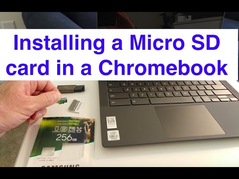 How to use a Micro SD card & USB drive in a Chromebook
