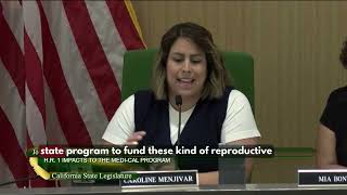 Sen. Menjivar & Asm. Mia Bonta: Joint Informational Health Hearing