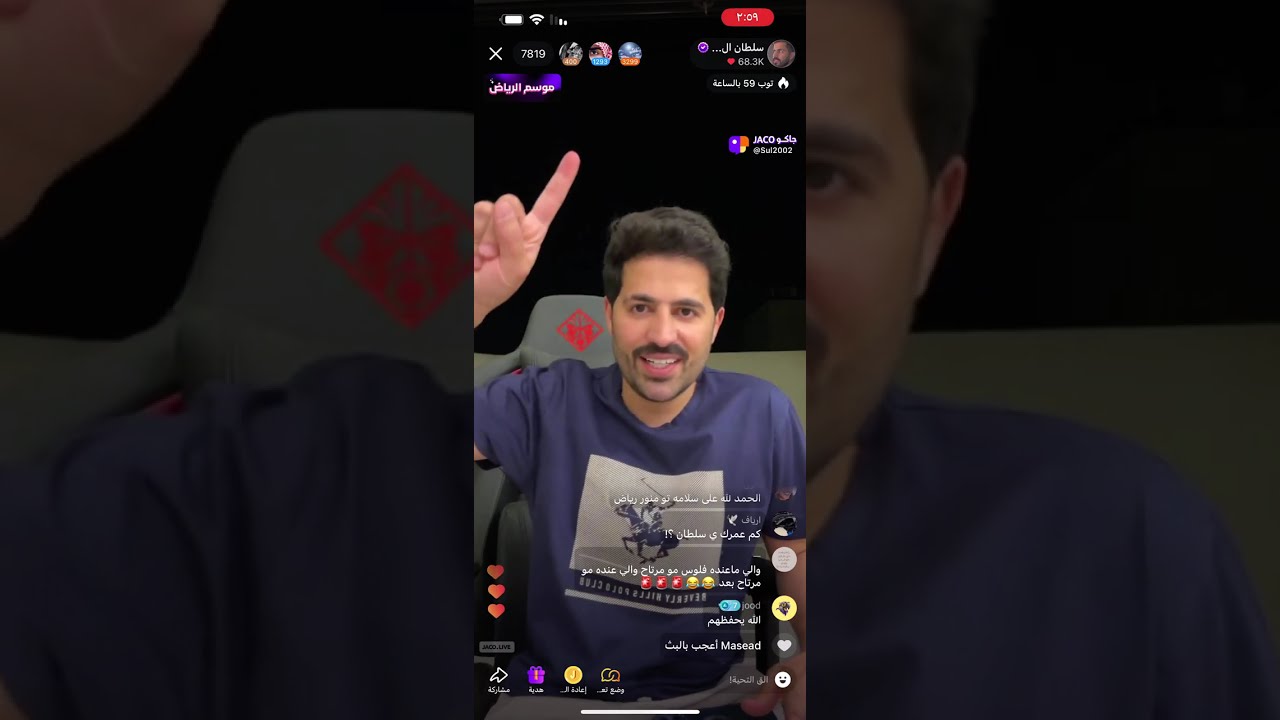 1- بث سلطان العنزي مع حمد آل منصور و شادية و نايف المطيري و هيفا و محمد بن ناصر و النادرة 5/11/2024