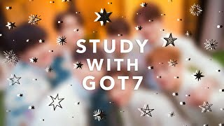 Study with GOT7 #4 📚💻🧠 GOT7 Miracle lyric ASMR background | Zoom video call screenshot 2