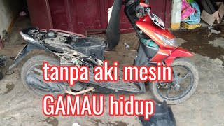 BEAT CARBON without battery won't start, this is the problem!