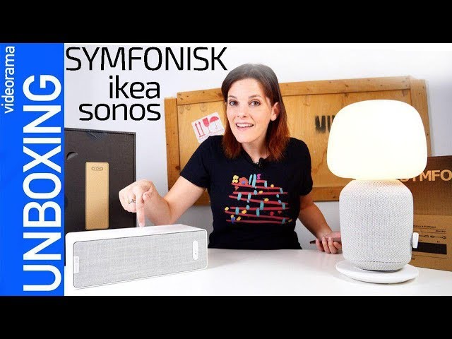 SYMFONISK SONOS - Lámpara de mesa con altavoz WiFi - Diseño IKEA