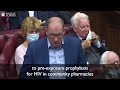 House of Lords quizzes government on the new HIV Action Plan | 18 October 2021