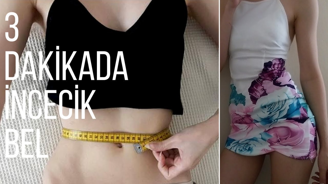 3 Dakikada Incecik Bel Ve Kum Saati Gorunumu Egzersiz Rutini Berrak Youtube