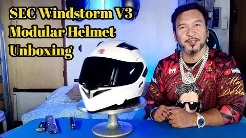 SEC Windstorm V3 Modular Helmet Unboxing and review....