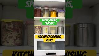Indian Kitchen cabinets organised #shorts #kitchenorganization #kitchencabinets #pantryorganizing