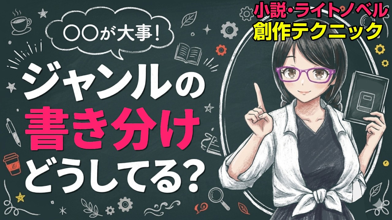 読者は何を「買って」いるのか？ジャンルの書き分けの秘訣！【小説・ライトノベル創作テクッニク】