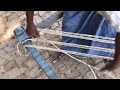 Making of Indian village style traditional “charpai”.. beginning | Making of Jute Bed