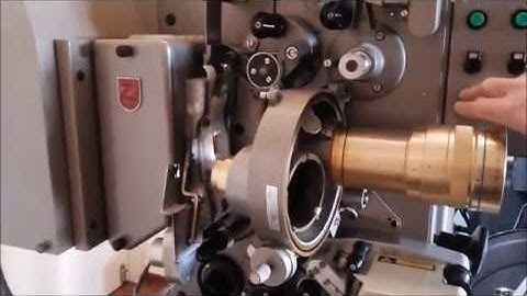 Lens turret / objectief revolver. Philips-Kinoton