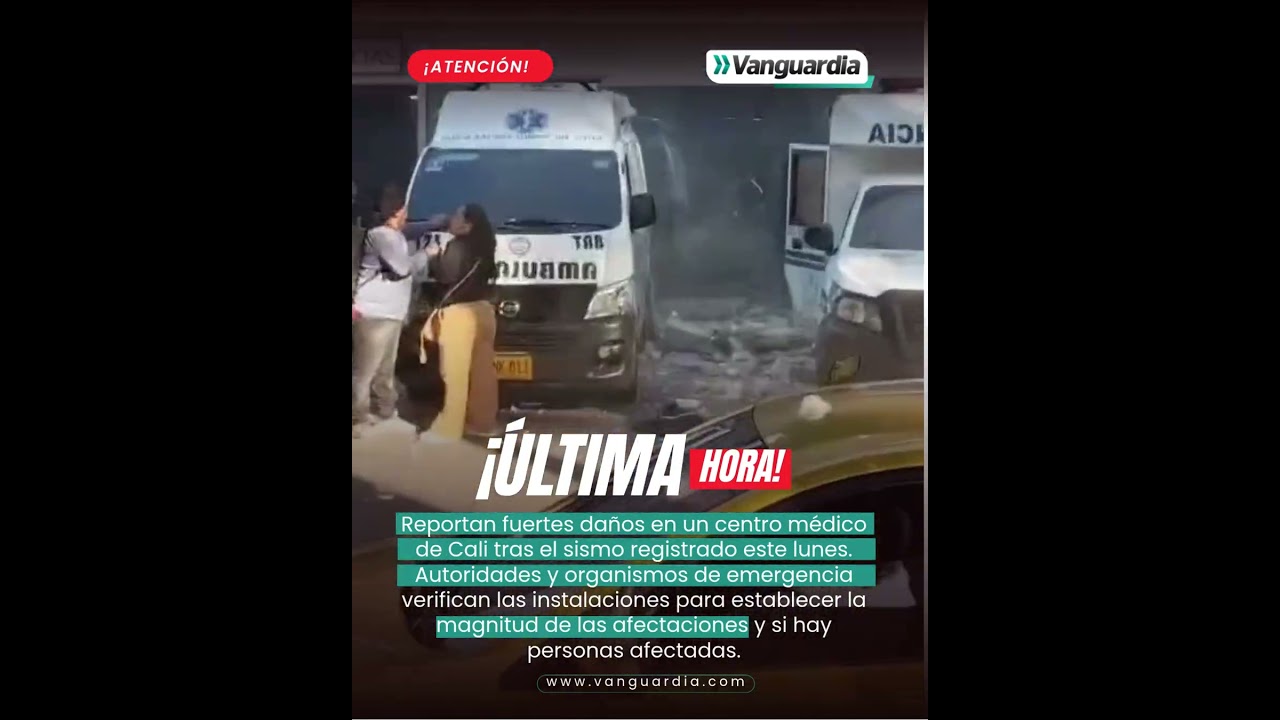 Miniatura de YouTube: Cali reporta fuertes afectaciones tras sismo de 7.4 en Colombia | Vanguardia