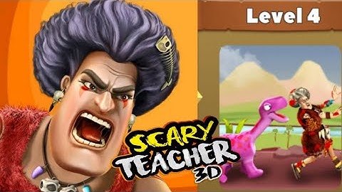 Scary Teacher Stone Age [Level 4] New Update - Gameplay - Walkthrough [Android - ios]
