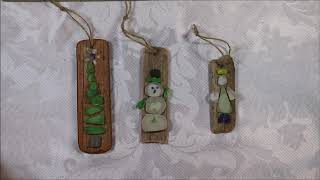 Sea Glass Christmas Ornament