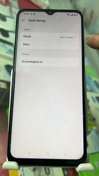 Ubah nada dering telepon hp oppo a18