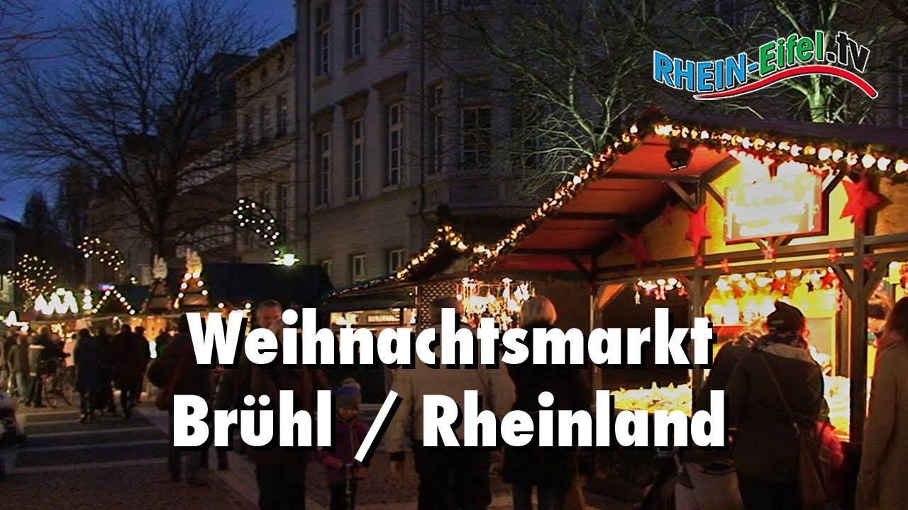 Weihnachtsmarkt Brühl | Rhein-Eifel.TV - YouTube