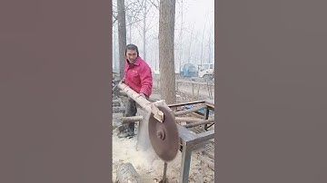 Wood column joint bevel cutting process- Good tools and machinery can increase work efficiency