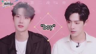 repost ' Nanhai 'Boy #男孩[lyrics INDOSUB]#FMV #Yizhan #wangyibo #xiaozhan