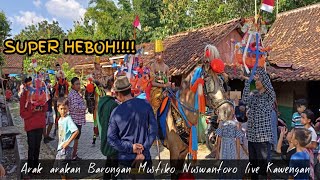 Rame,Arak arakan Barongan dan Reog Ponorogo || Barongan Mustiko Nuswantoro live Kawengan  #barongan