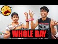 Handcuffed challenge with brother   it was pain full   velbros tamil