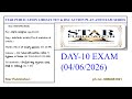 Day-10 Exam question paper explanation video @StarPublication01