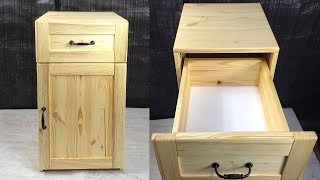 ✅ Тумба своими руками | Floor cabinet | Schrank aus Holz
