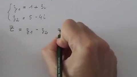 complexes - soustraction