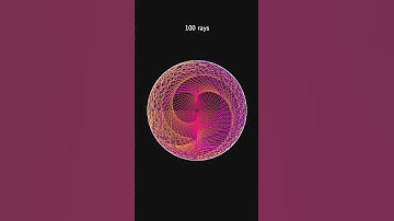 5000 Rays go Full Circle #maths #math #physics #adhd #satisfying #mathematics #shorts #shortsfeed