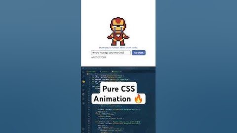 Make Stark Smile CAPTCHA CSS Animation