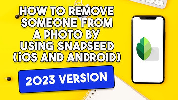 How To Remove Someone From A Photo By Using Snapseed (iOS And Android) [2023 VERSION]