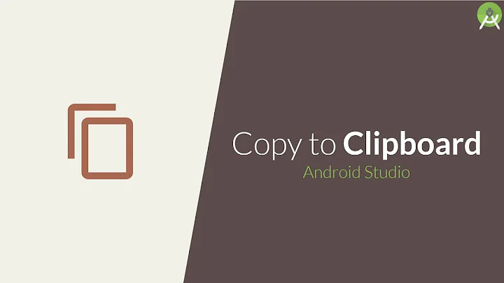 Copy Text to Clipboard | Android Studio