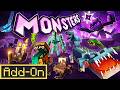 MONSTERS 1.2 ADDON - 4 NEW BOSS DUNGEONS ADDED To Minecraft Bedrock Edition
