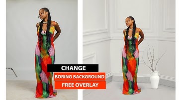 Change Boring Backgrounds Instantly | Free Background Overlay Tutorial for Photos