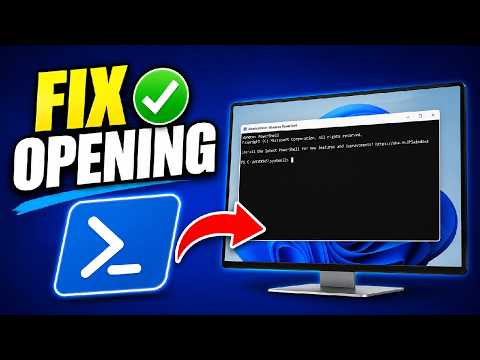 How to Fix Windows PowerShell Not Opening or Working (Complete Guide)