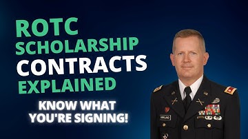 ROTC Scholarship Contracts Explained: Know What You